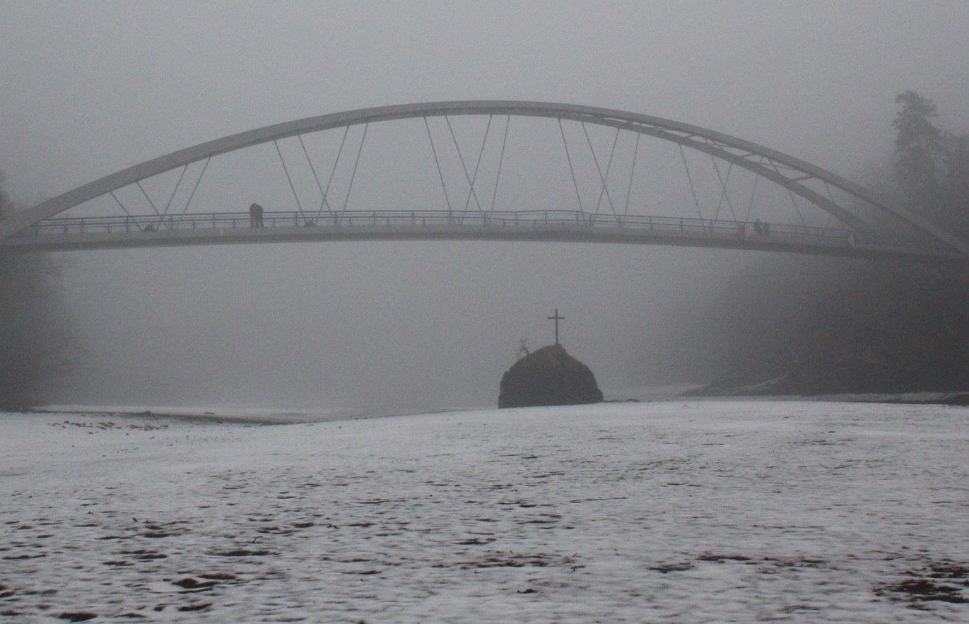 most u hradu Veveří 9.1.2011